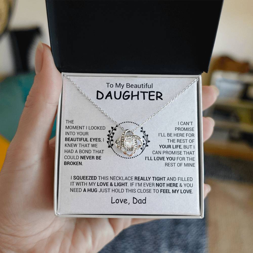 To My Daughter Necklace, Daughter Father Necklace, Daughter Gift From Dad 3_12
