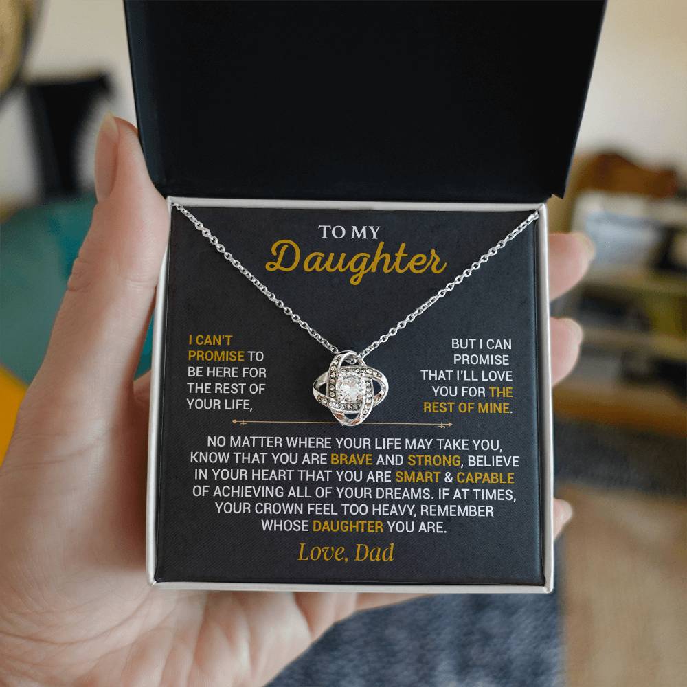 To My Daughter Necklace, Gift for Daughter from Dad,Daughter Father Necklace 7_10