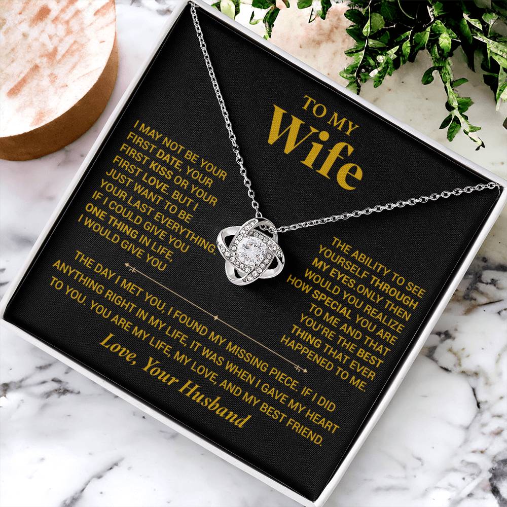 To My Wife Necklace, Christmas Gift For Wife, Christmas Gifts For Her, Wife Gift