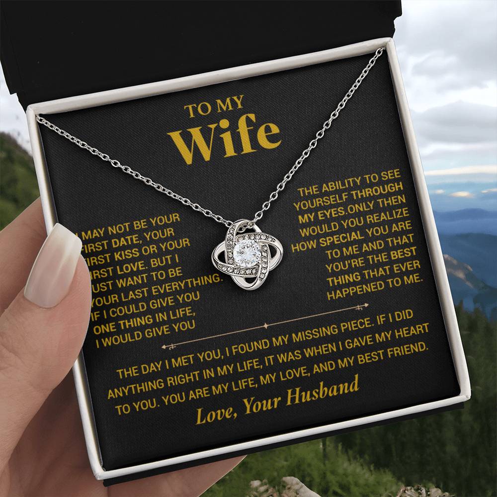 To My Wife Necklace, Christmas Gift For Wife, Christmas Gifts For Her, Wife Gift