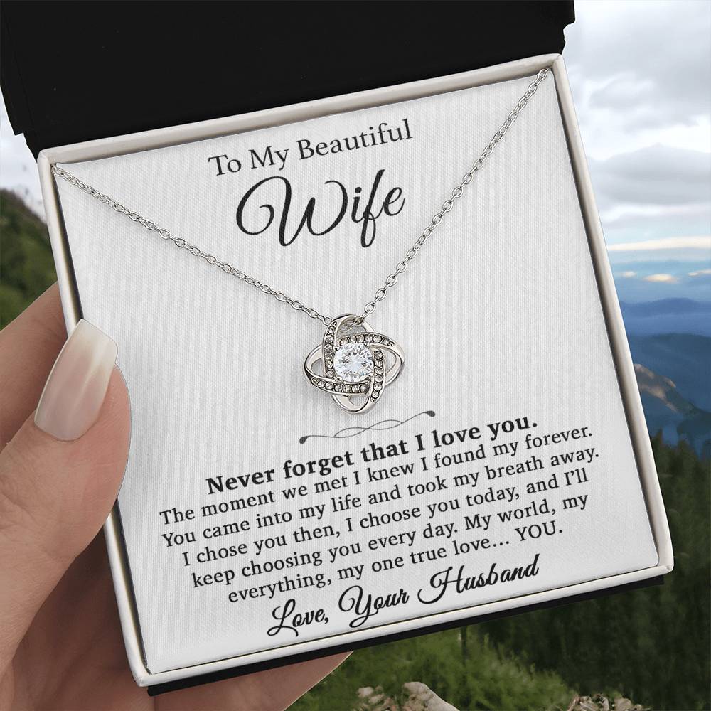 To My Wife Necklace, Gift For Wife, Anniversary Gift For Wife, Christmas Gifts 1_4