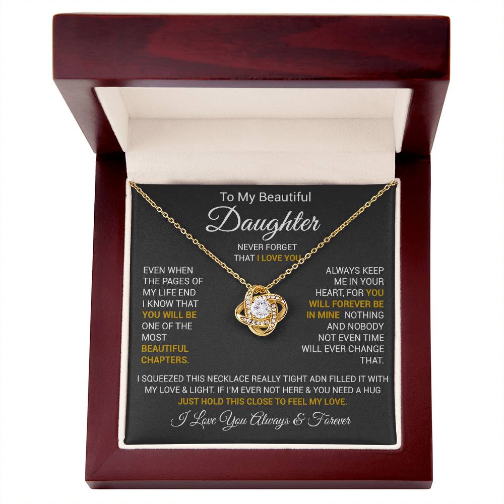 To My Daughter Necklace, Daughter Father Necklace, Daughter Gift From Dad, Mom 2_10