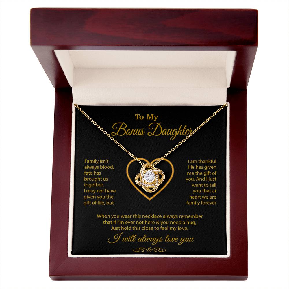 To My Bonus Daughter Necklace, Gift for Bonus Daughter, Step Daughter Birthday 28_9