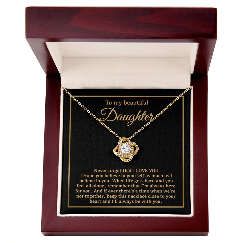 To My Daughter Necklace, Daughter Father Necklace, Daughter Gift From Dad, Mom 14_1