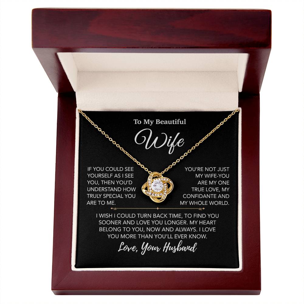 To My Wife Necklace, Vanlentines Gifts For Women, Anniversary Gift For Wife 28_12