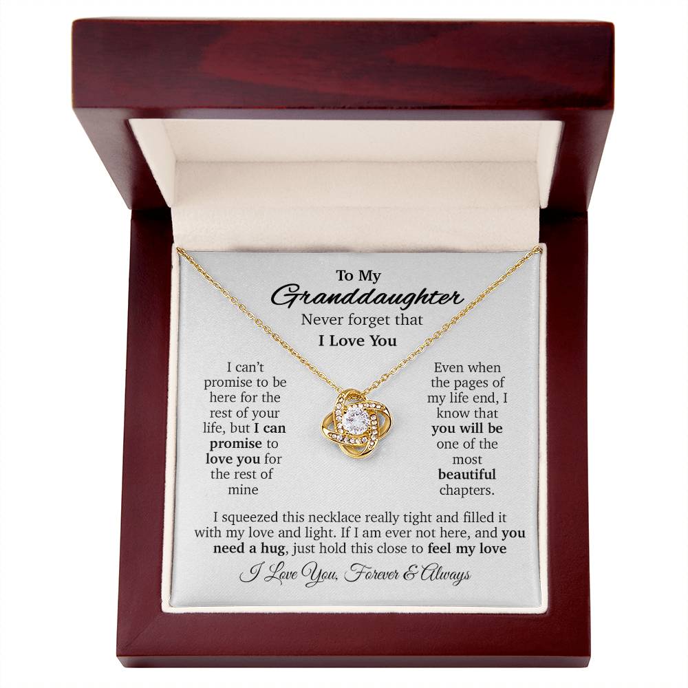 To My Granddaughter Necklace, Gift for Granddaughter, Necklace for Granddaughter