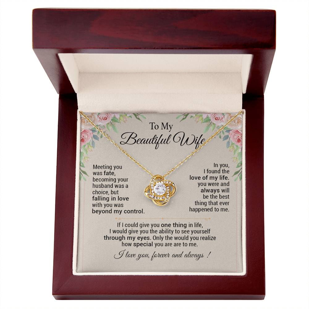 To My Wife Necklace, Anniversary Gift For Wife, Christmas Gifts