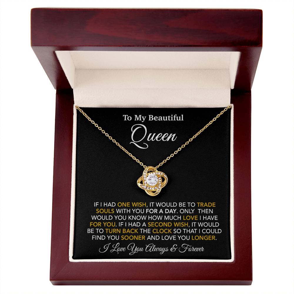 To My Queen Necklace, Anniversary Gift For Wife, Girlfriend Necklace, Birthday Gift For Wife_24_1