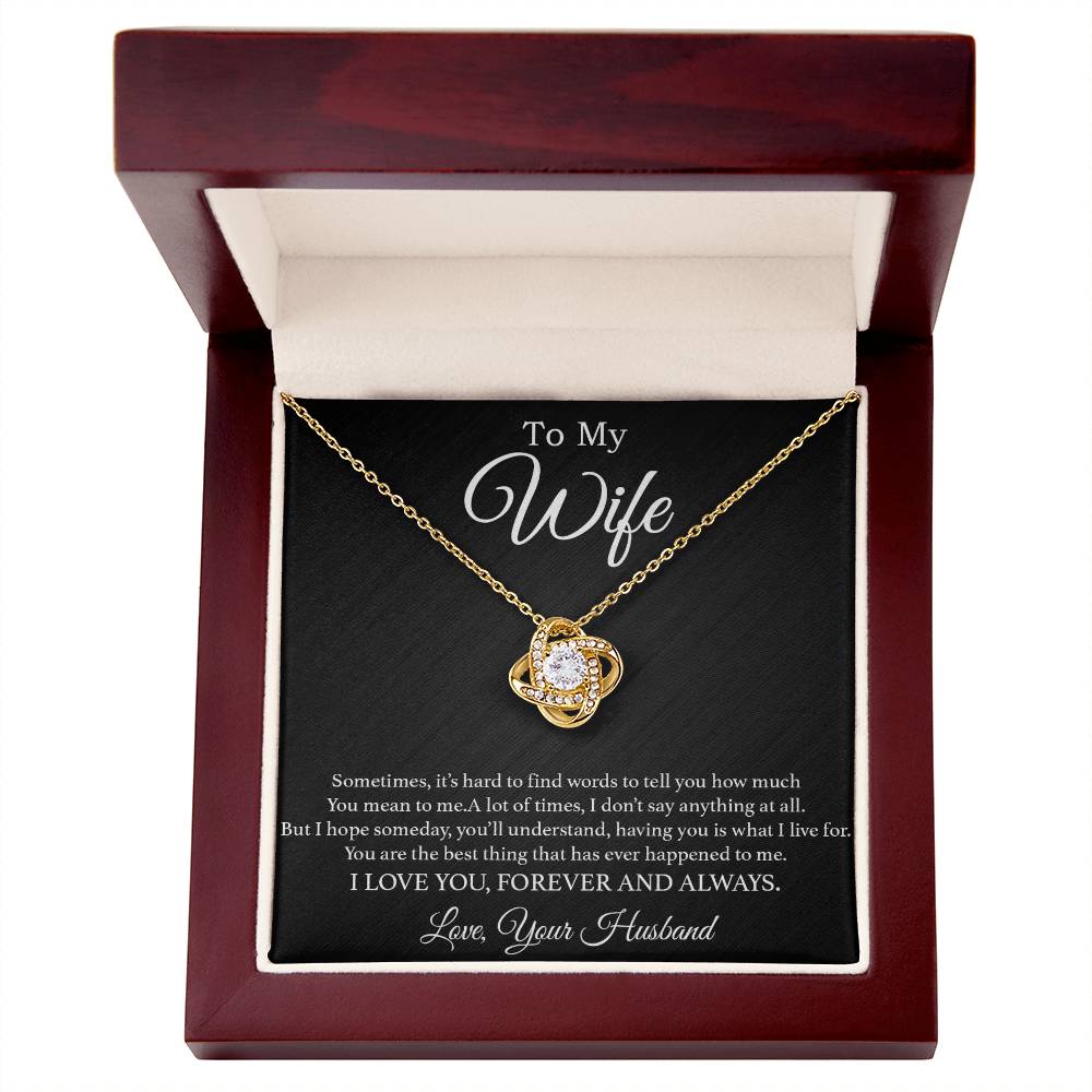 To My Wife Necklace, Gift For Wife, Anniversary Gift For Wife, Necklace For Wife 28_2