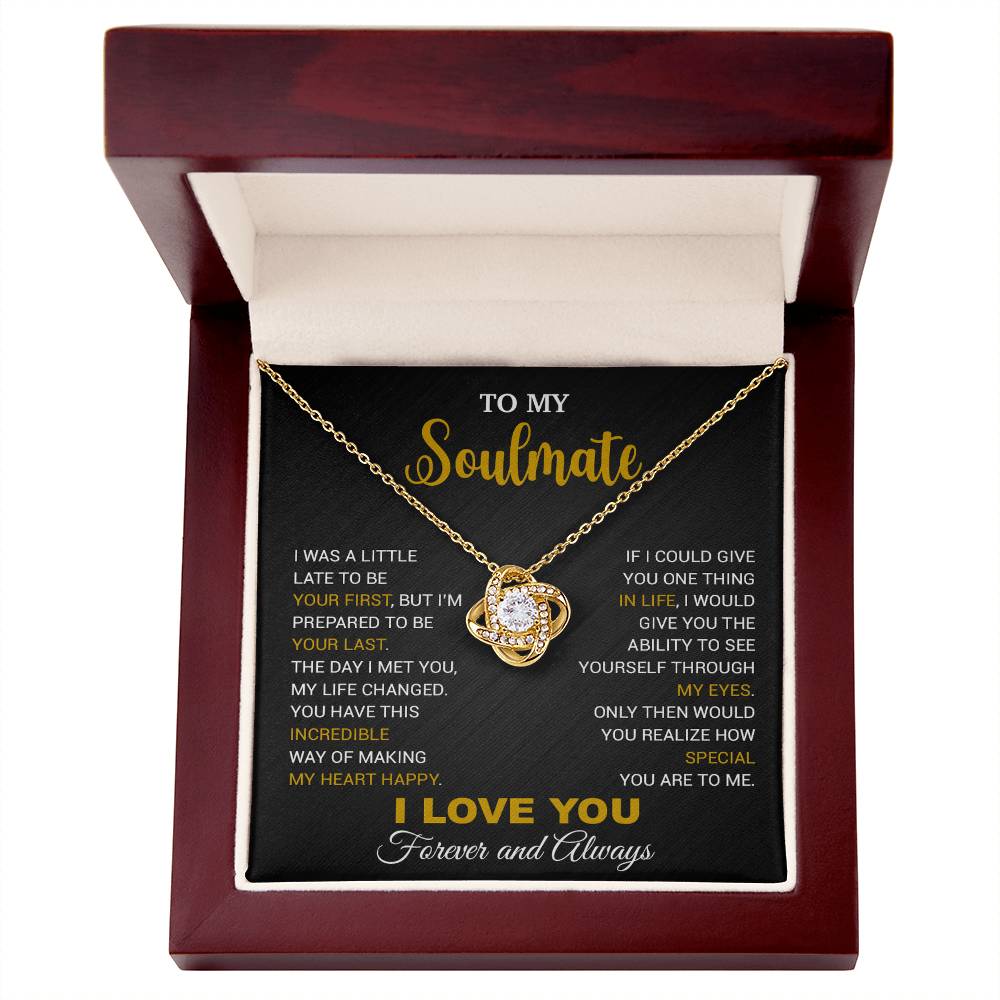 To My Soulmate Necklace, Gift For Wife Girlfriend From Husband, Christmas Gift 14_9