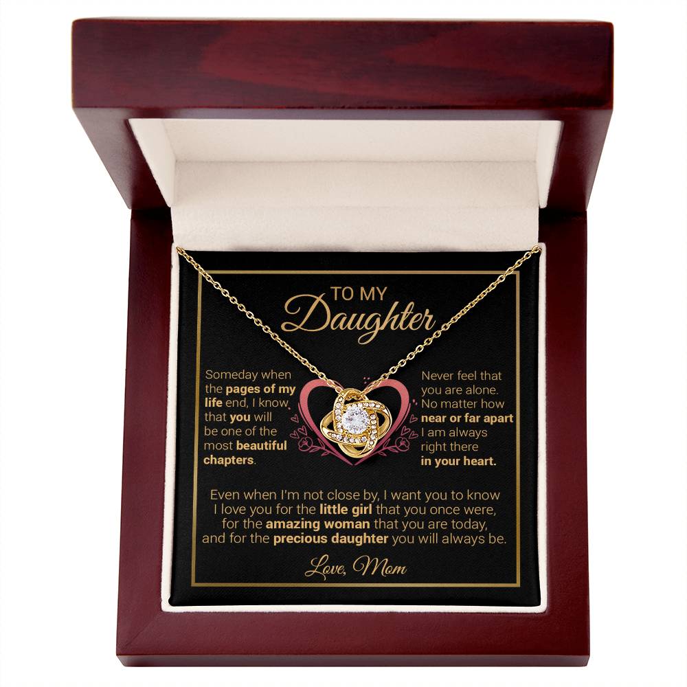 To My Daughter Necklace, Gift for Daughter from Dad And Mom Daughter 13_12