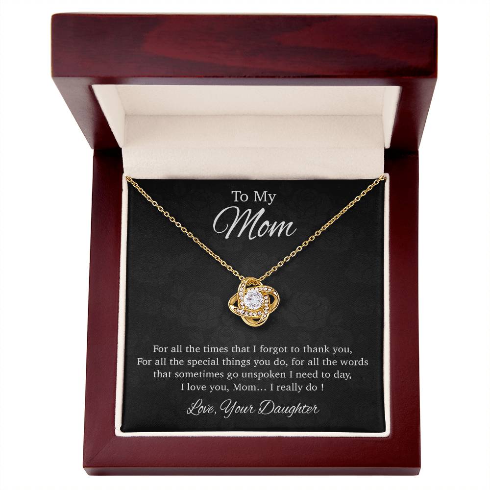 To My Mom Necklace, Gift For Mom From Daughter, Mother's Day Gifts 31_3
