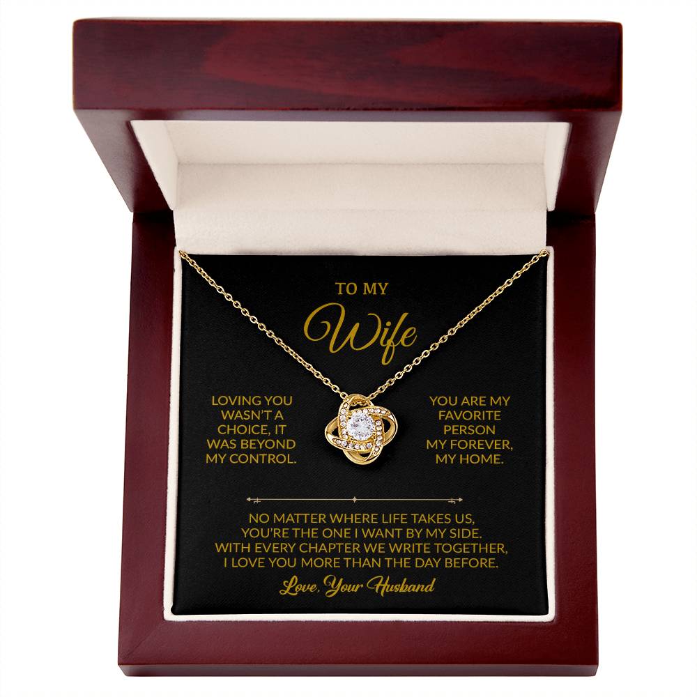 To My Wife Necklace, Gift For Wife, Anniversary Gift For Wife, Necklace For Wife
