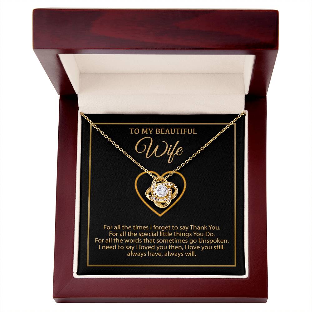 To My Wife Necklace, Gift For Wife, Anniversary Gift For Wife, Necklace For Wife 1_1