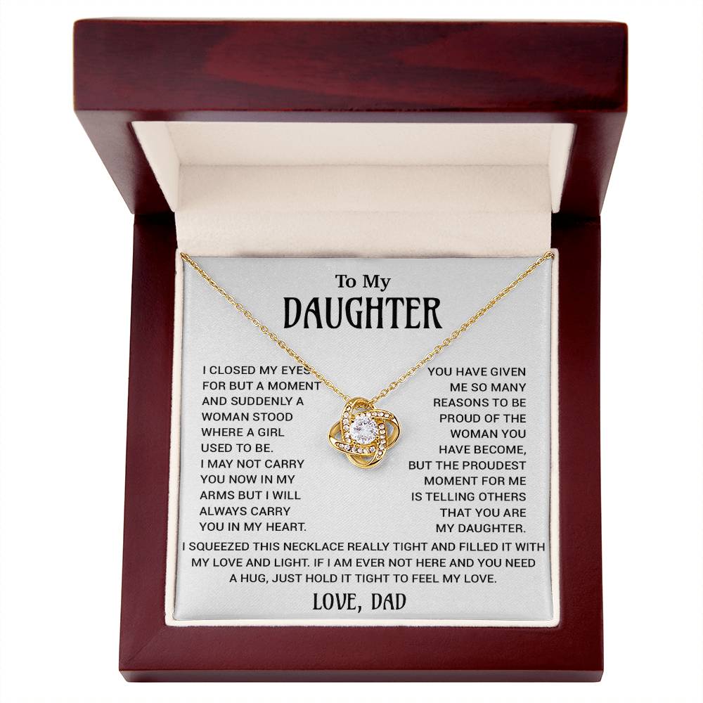 To My Daughter Necklace, Gift for Daughter from Dad, Daughter Father Necklace 18_10