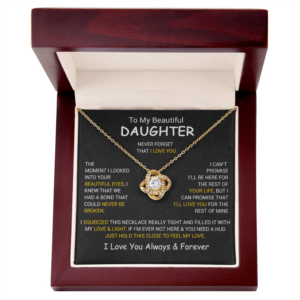 To My Daughter Necklace, Daughter Father Necklace, Daughter Gift From Dad, Mom 3_12
