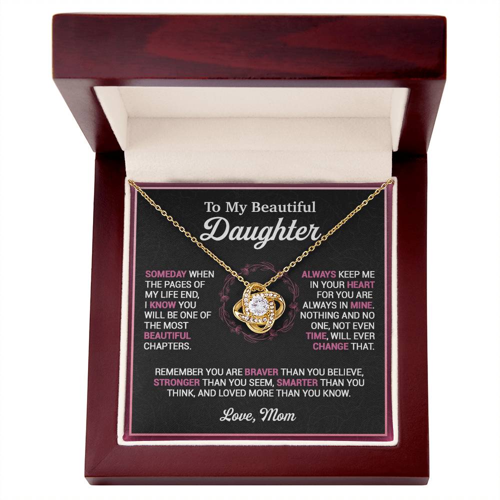 To My Daughter Necklace, Gift for Daughter from Mom, Mother Daughter Necklace 16_11