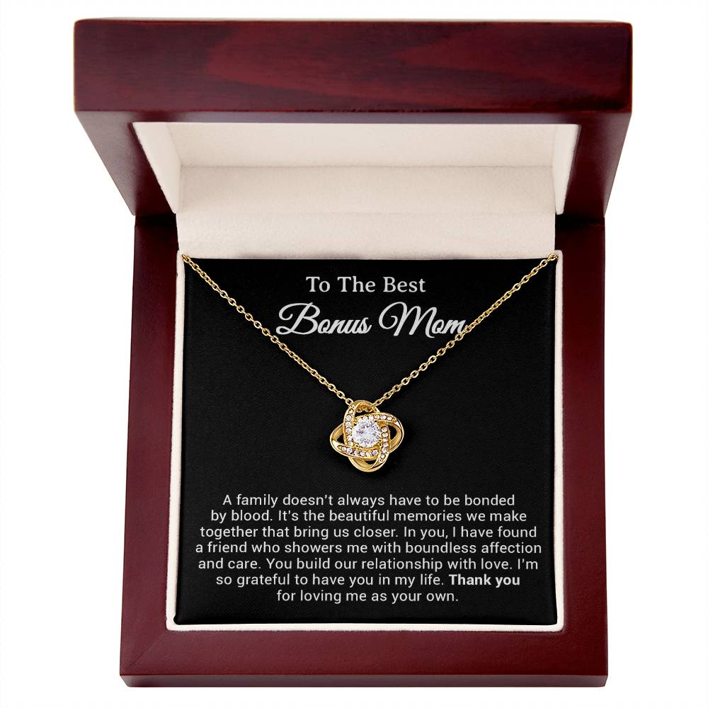 To My Bonus Mom Necklace, Gift from Daughter Son, Step Mom Gift, Mother's Day