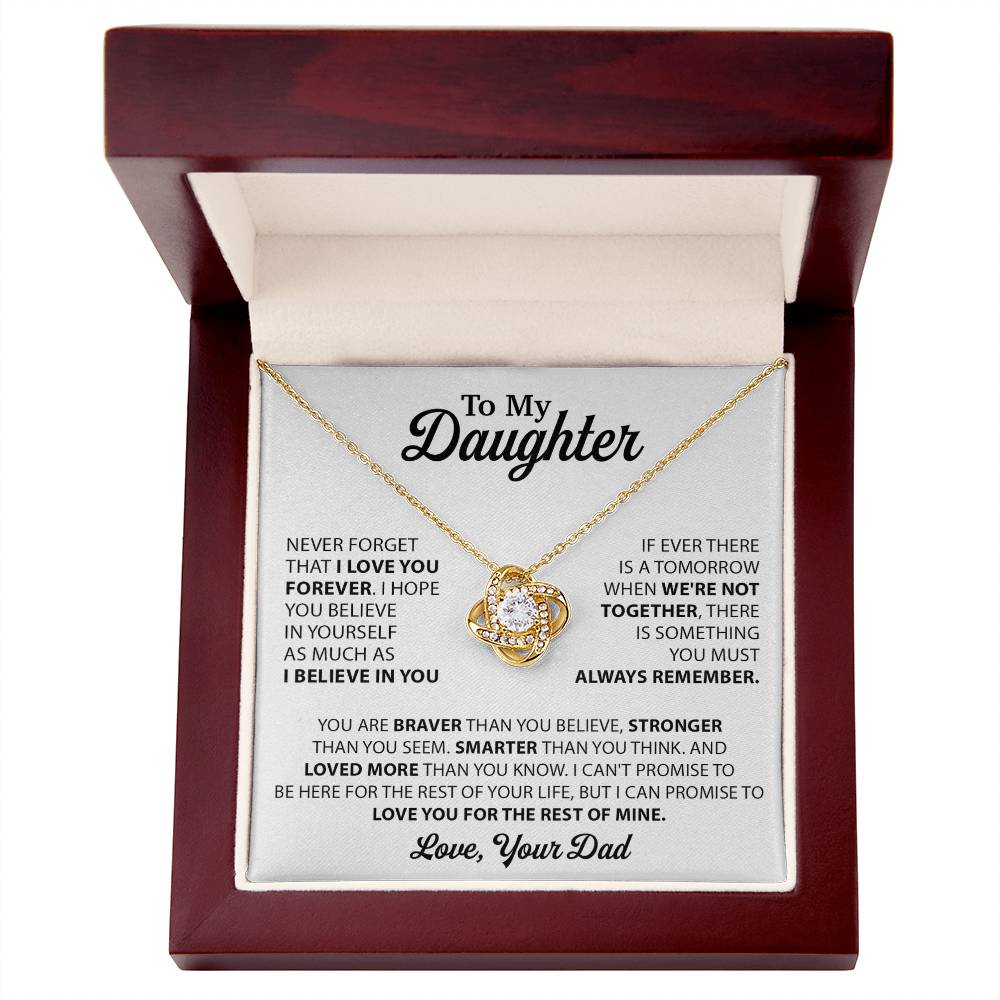 To My Daughter Necklace Gift for Daughter from Dad,Daughter Father Necklace 30_10