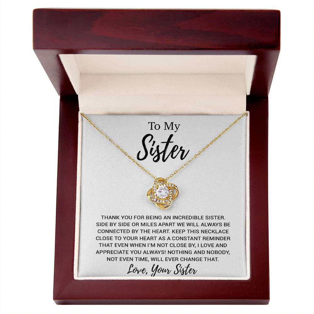 To My Sister Necklace, Brother to Sister, Birthday gift For Sister from Brother 13_8