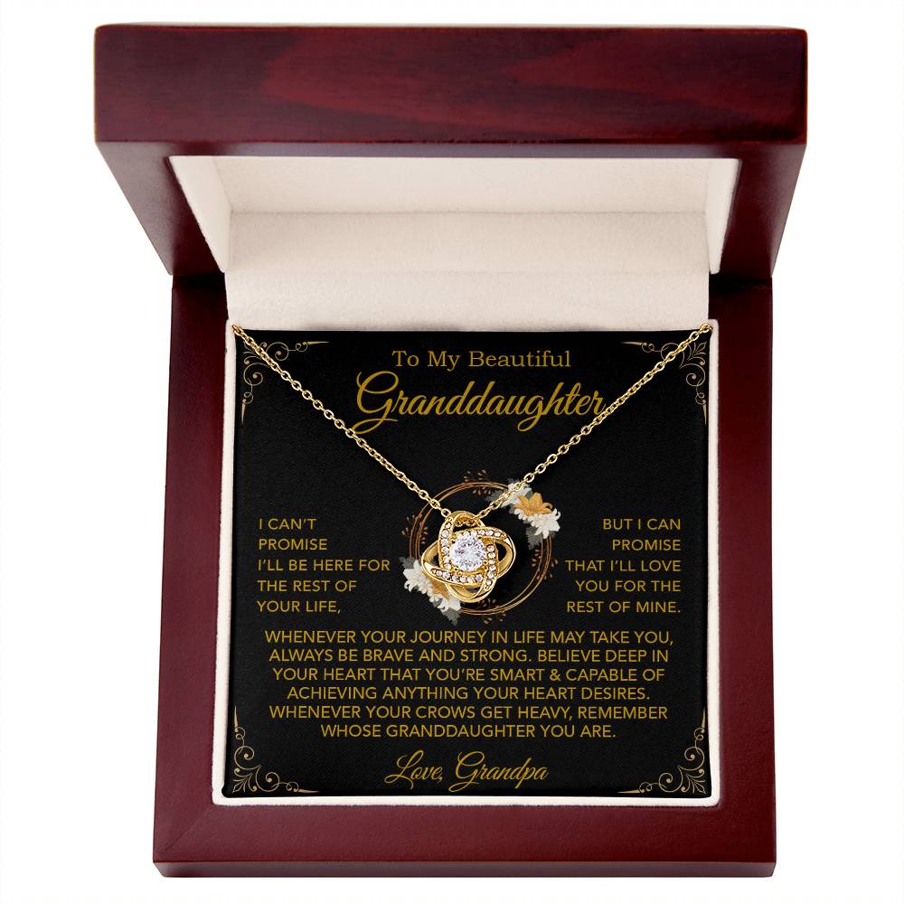 To My Granddaughter Necklace, Xmas Birthday Gift For Granddaughter From Grandpa 24_9