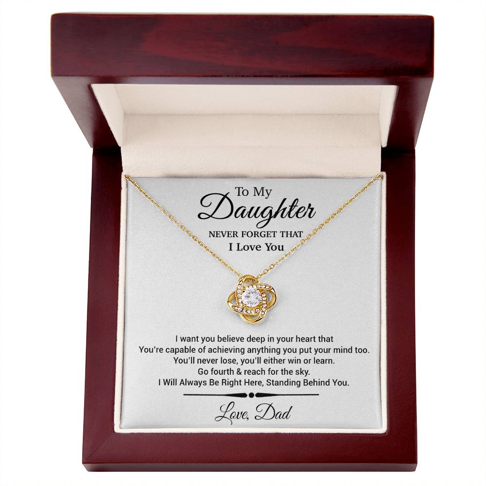 To My Daughter Necklace, Daughter Father Necklace, Daughter Gift From Dad 30_11