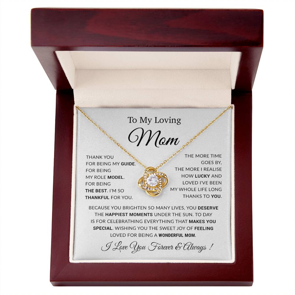 To My Mom Necklace, Gift For Mom, Mothers Day Gifts, Birthday Gift For Mom