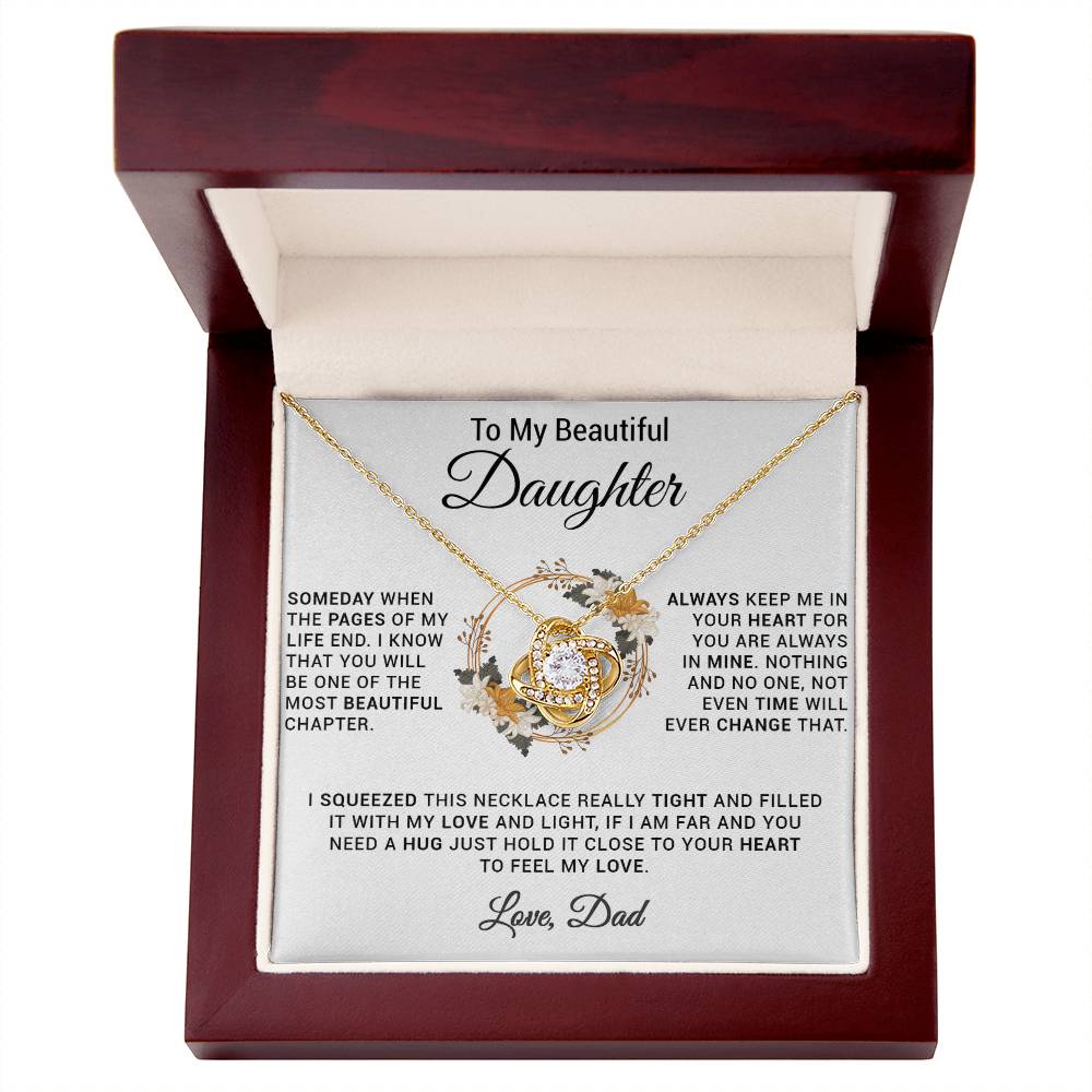 To My Daughter Necklace, Gift for Daughter from Dad, Daughter Father Necklace 20_11