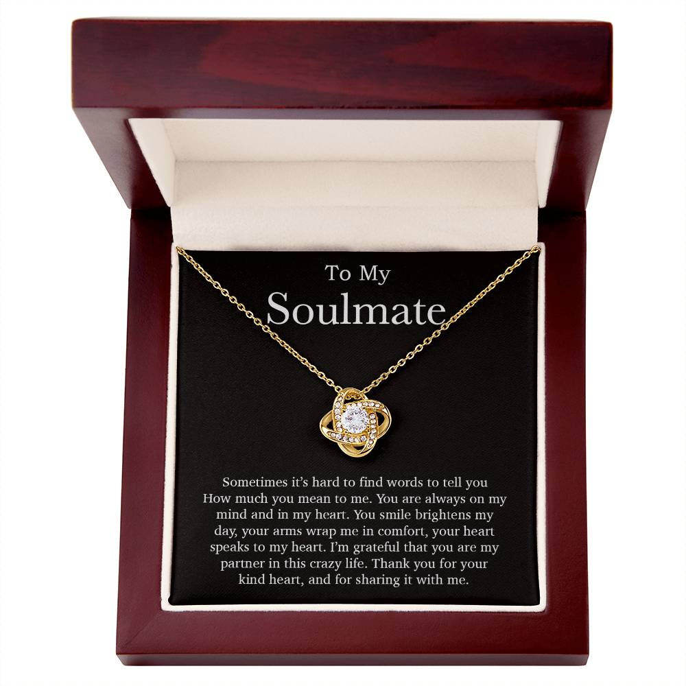 To My Soulmate Necklace, Valentines Day Gift, Soulmate Gifts, Birthday Gifts