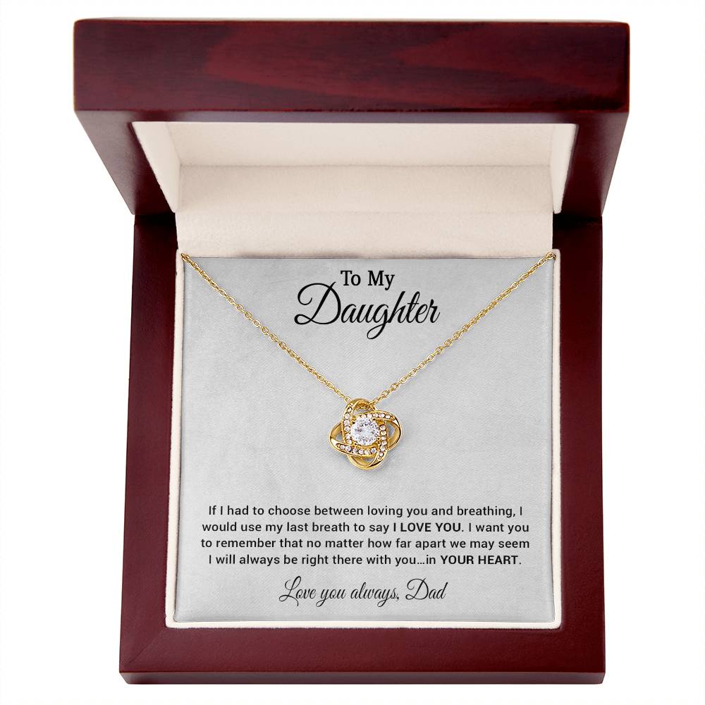 To My Daughter Necklace, Daughter Father Necklace, Daughter Gift from Dad 30_4