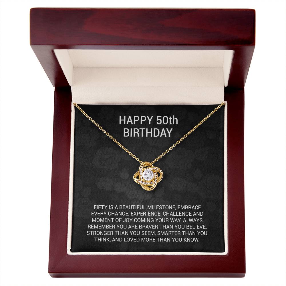 50th Birthday Gift Necklace, 50th Birthday Gift Ideas, 50th Birthday Gift
