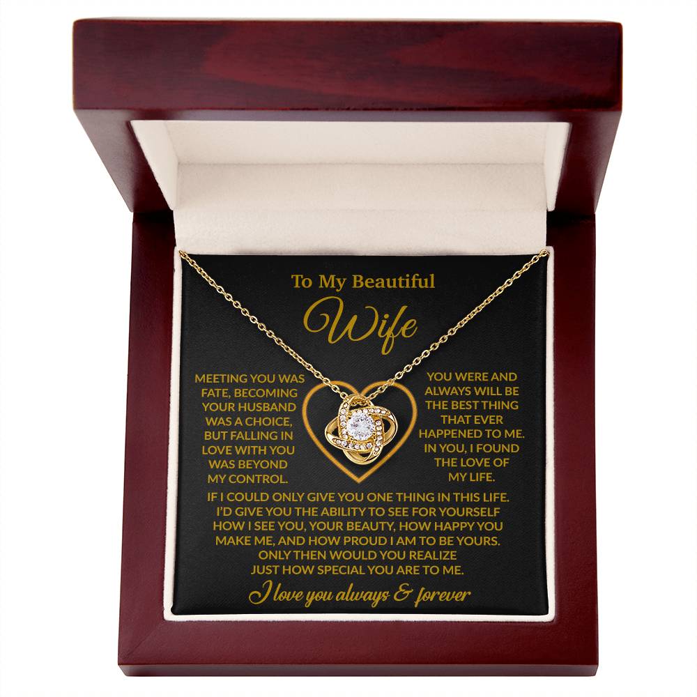 To My Wife Necklace, Wife Gift from Husband, Christmas Gift 27_11