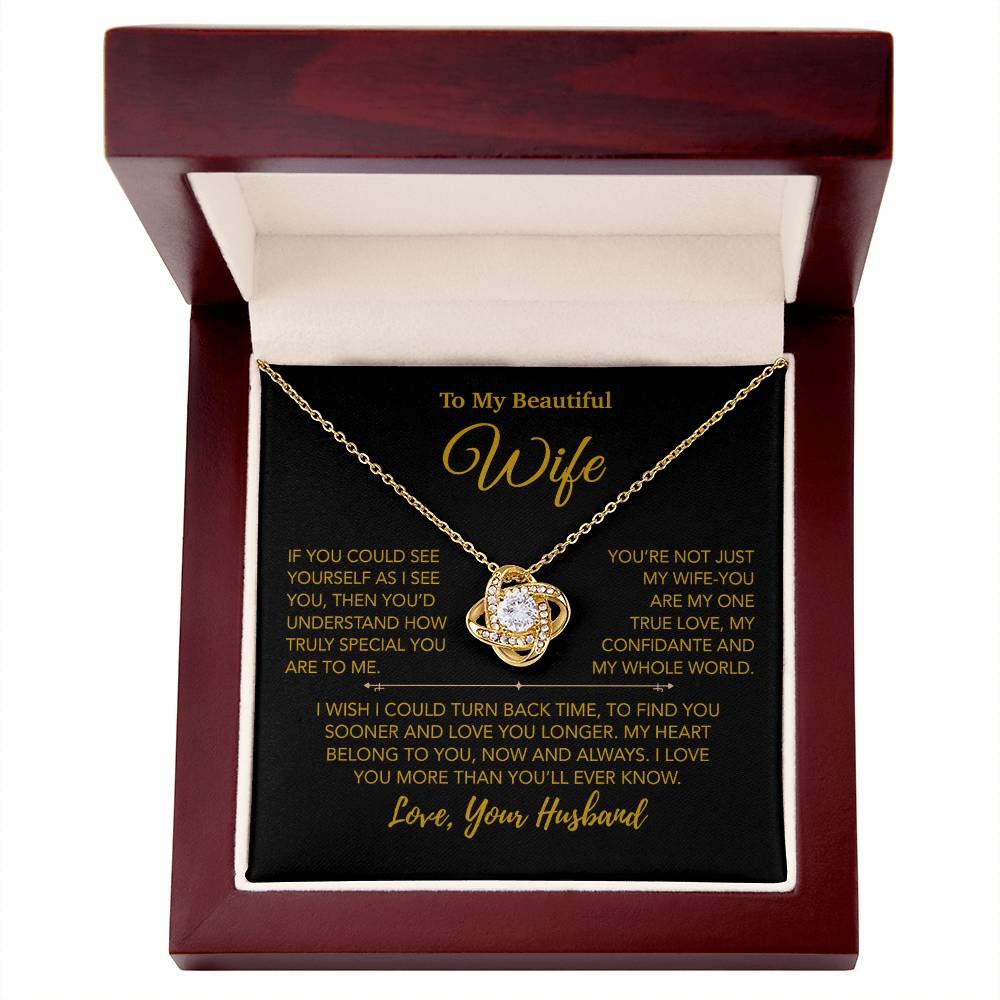 To My Wife Necklace, Vanlentines Gifts For Women, Anniversary Gift For Wife 28_12_Gold