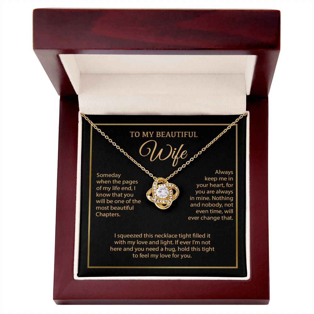 To My Wife Necklace, Vanlentines Gifts For Women, Anniversary Gift For Wife 6_1_Gold