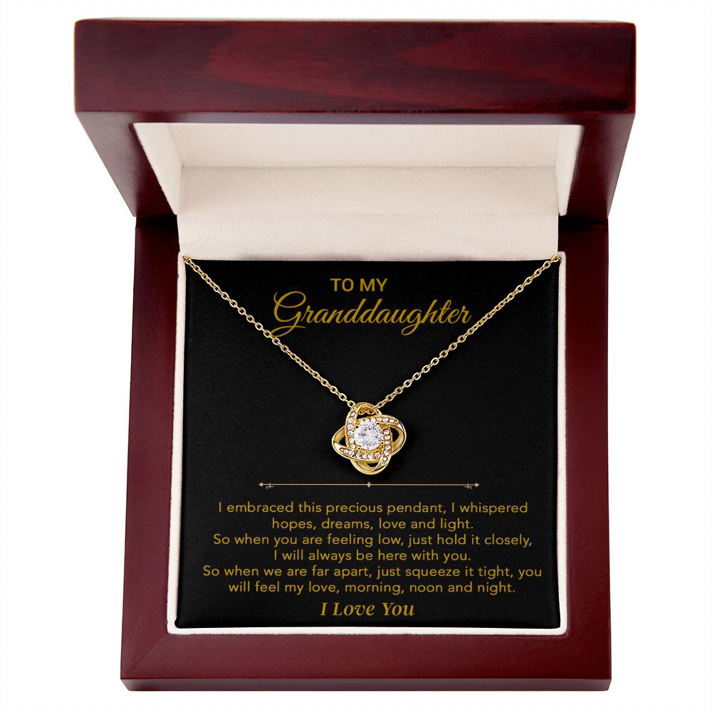 To My Granddaughter Necklace, Granddaughter Gift from Grandpa, Christmas Gift 30_5