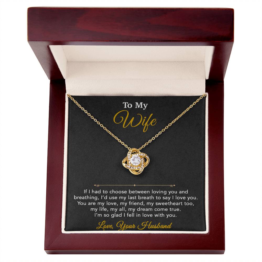 To My Wife Necklace, Wife Gift from Husband, Wife Birthday Gift, Christmas Gift 6_1