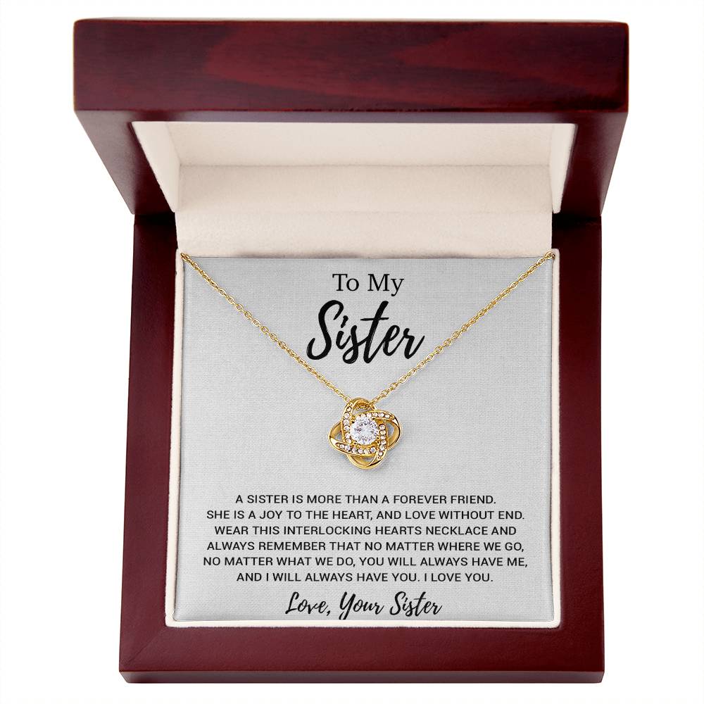 To My Sister Necklace, Brother to Sister, Birthday gift For Sister from Brother 19_2