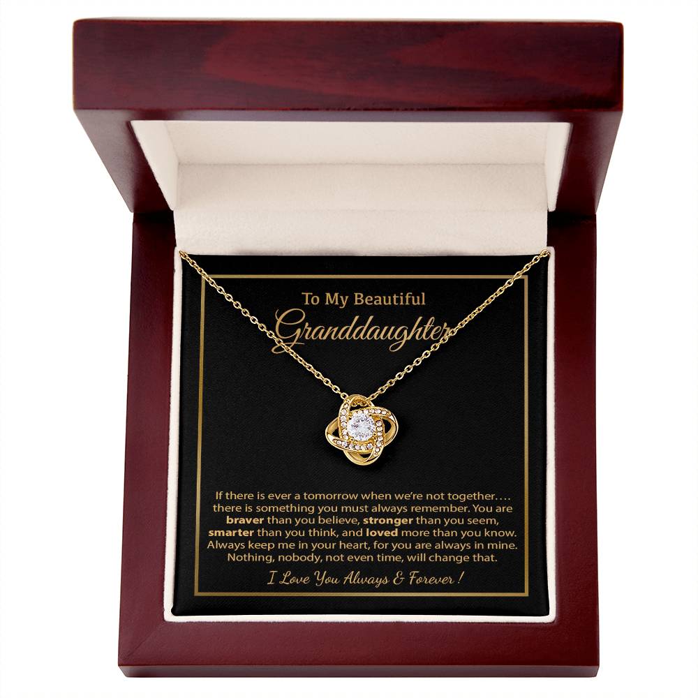 To My Granddaughter Necklace, Birthday Gift For Granddaughter, Birthday Gifts 8_12
