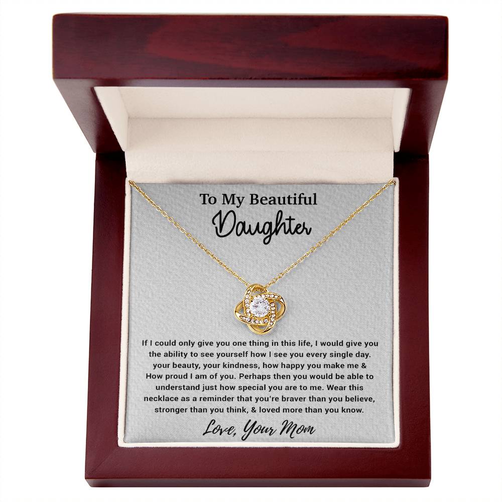 To My Daughter Necklace, Gift For Daughter From Mom, Birthday Gifts 4_10