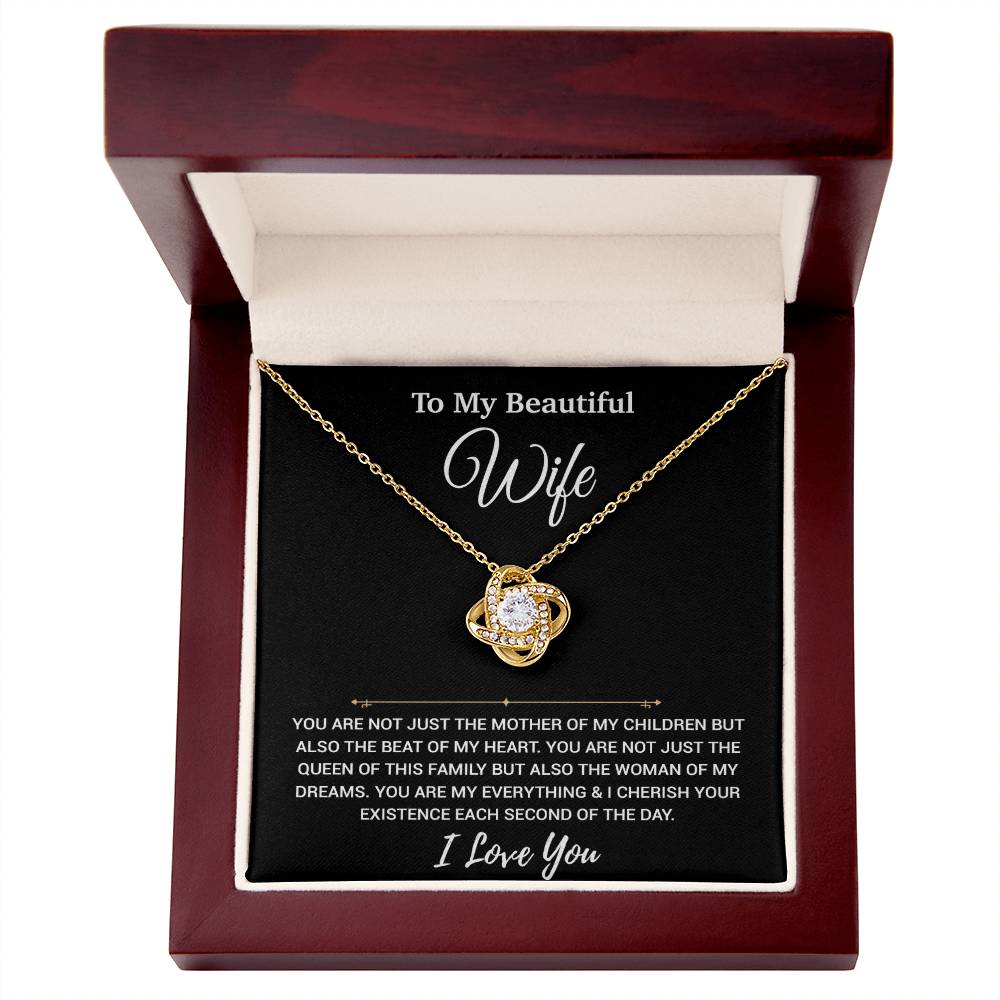 To My Wife Necklace, Christmas Gifts For Women, Anniversary Gift For Wife 24_11_Black