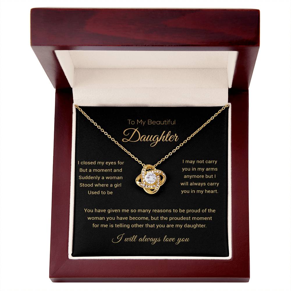 To My Daughter Necklace, Daughter Gift from Dad, Mom, Daughter Birthday Gift, Christmas Gift for Her 29_11