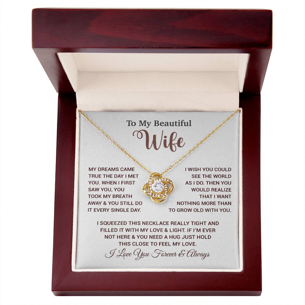 To My Wife Necklace, Wife Gift From Husband, Wife Husband Necklace, Christmas Gift 24_9