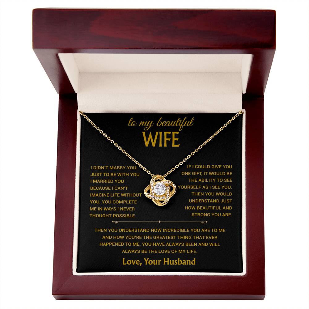 To My Wife Necklace, Christmas Gifts For Women, Anniversary Gift For Wife 14_12