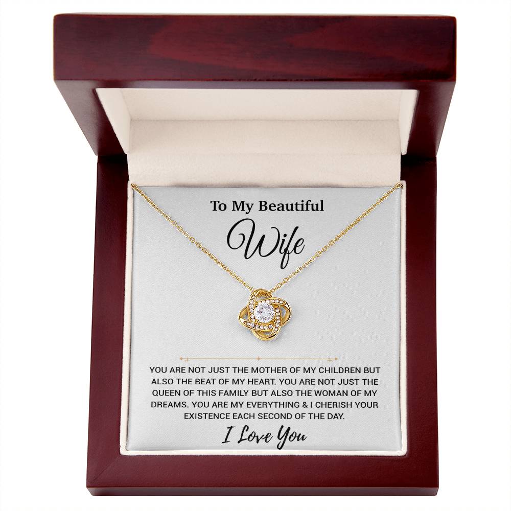 To My Wife Necklace, Christmas Gifts For Women, Anniversary Gift For Wife 24_11_White