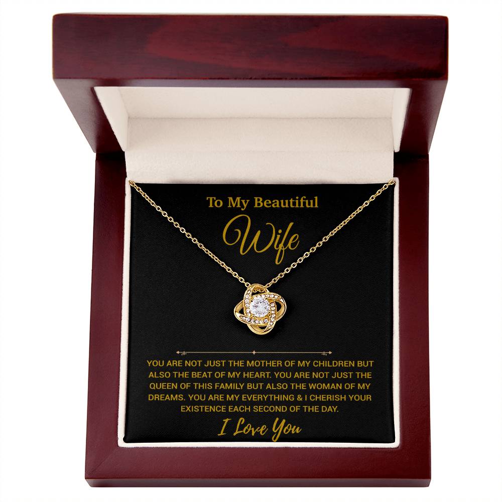 To My Wife Necklace, Christmas Gifts For Women, Anniversary Gift For Wife 20_11_Gold
