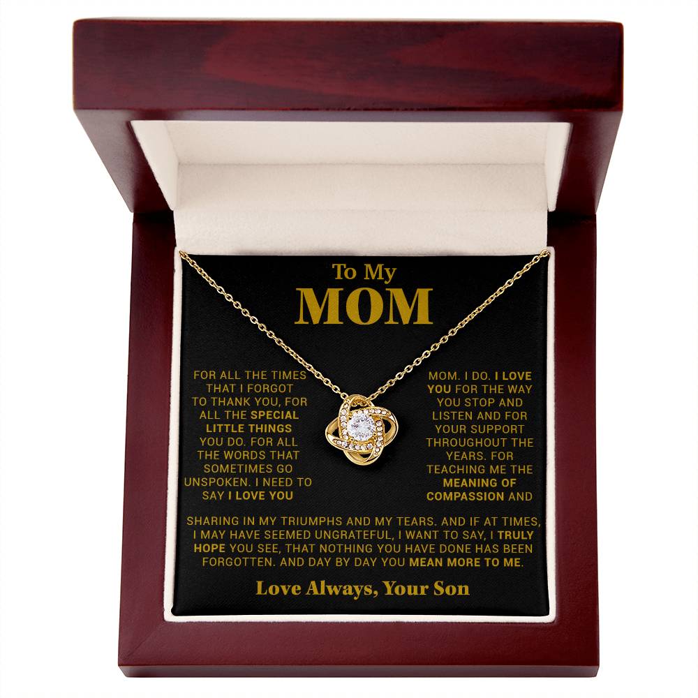 To My Mom Gift for Mother from Son From Daughter Mom Birthday Gift, Mothers Day_Gold