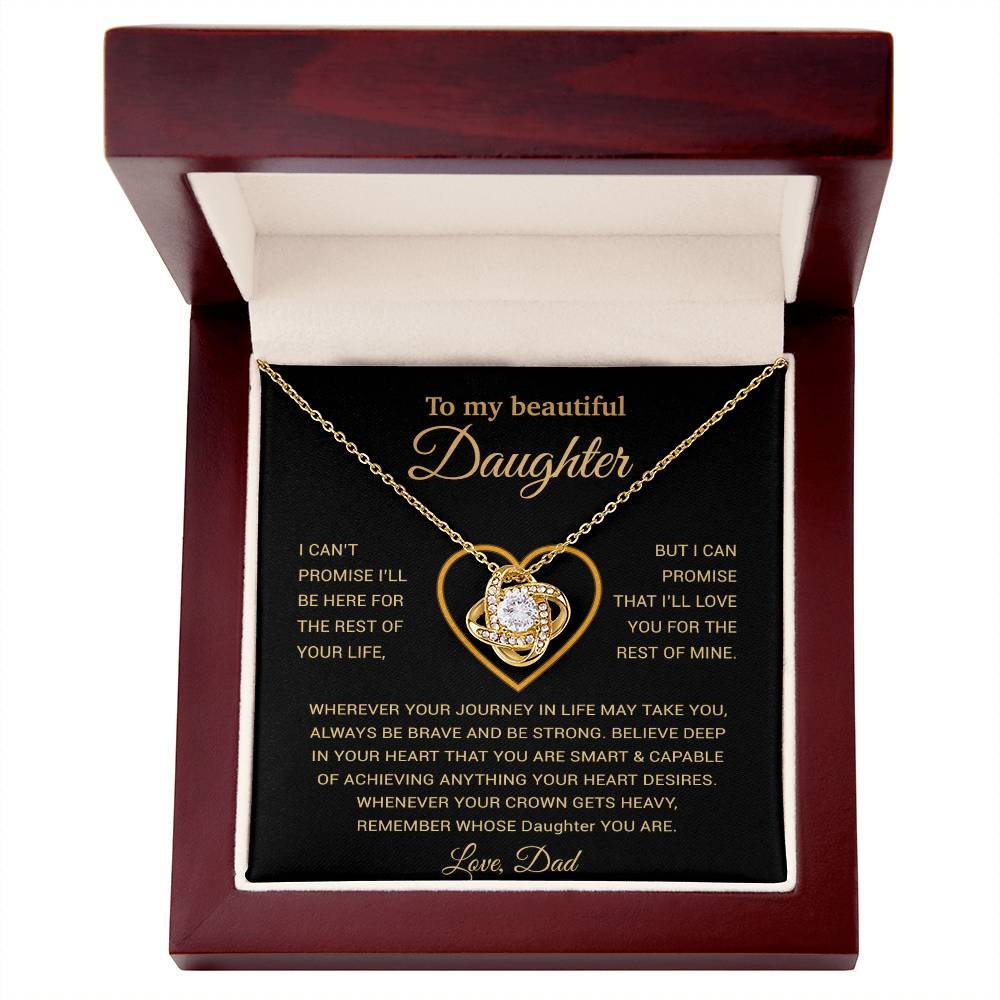 To My Daughter Necklace, Gift For Daughter From Dad, Daughter Father Necklace 25_11