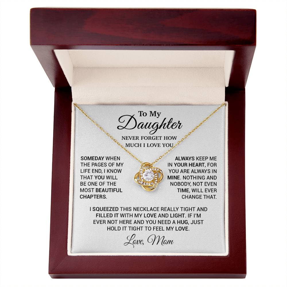 To My Daughter Necklace, Daughter Mother Necklace, Daughter Gift From Mom 23_10