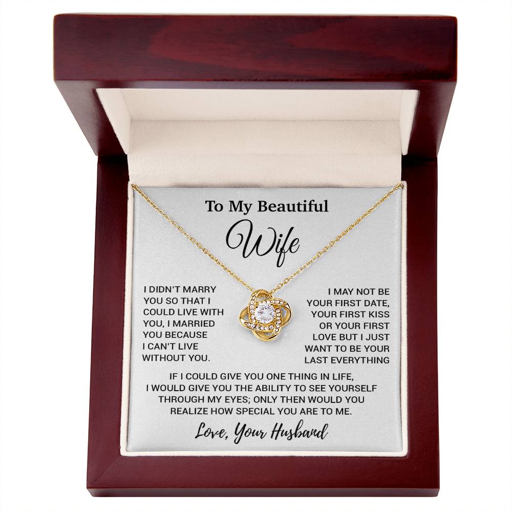 To My Wife Necklace, Gift From Husband, Anniversary Jewelry Gifts Wife 11_8