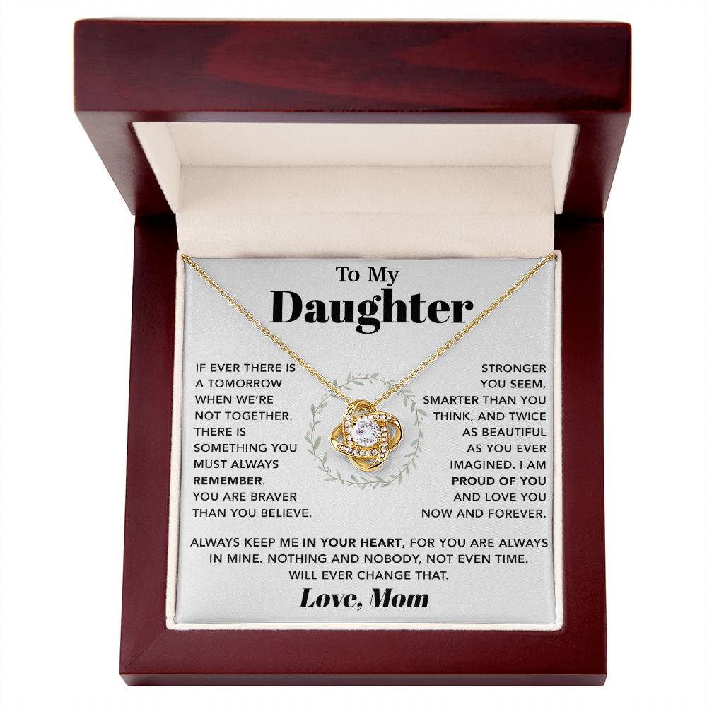 To My Daughter Necklace, Gift for Daughter from Mom And Dad, Mother Daughter Necklace 6_10